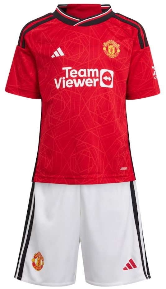 Kit infantil I Manchester United 2023 2024 Adidas oficial 